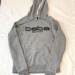 Bebe Sport Hooded Pullover Sweater